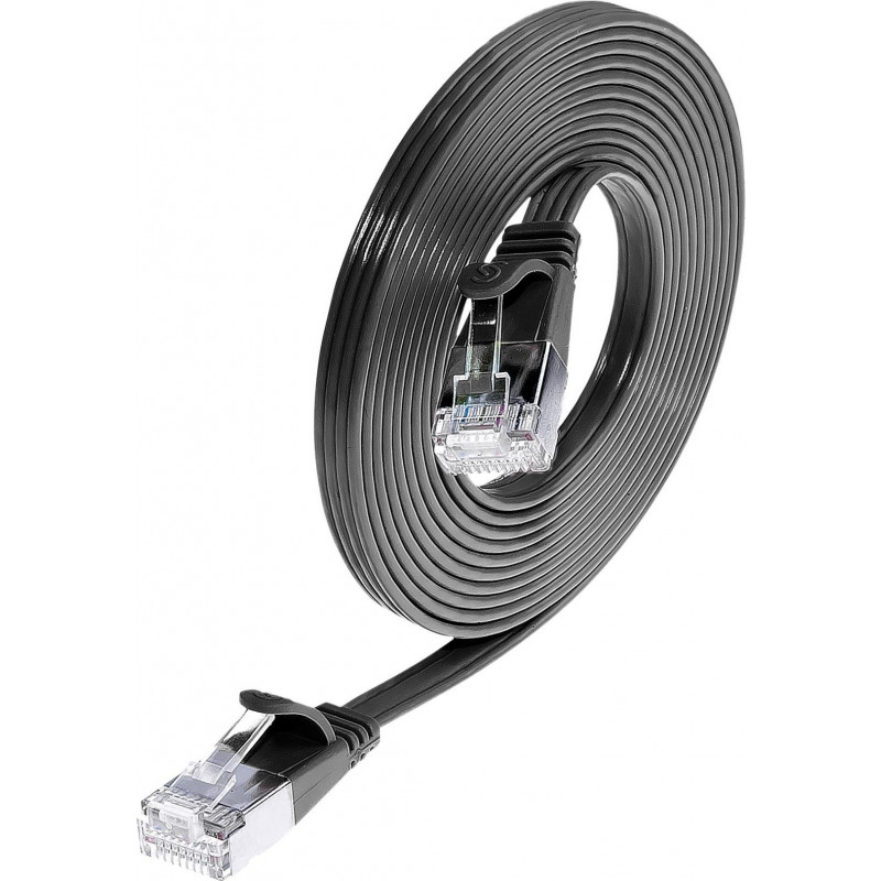 Wirewin Slim Cat6 U/FTP kabel krosowy RJ45, 10 m, szary