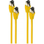shiverpeaks Cat8.1 F/FTP kabel krosowy (patchcord), 7,5 m, żółty