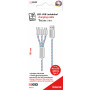 2GO Kabel USB USB-B do USB-C/Micro-USB-B/Lightning, 1,5 m, Wielokolorowy