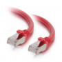 Mercodan Cat6a S/FTP kabel krosowy RJ45, 20 m, czerwony
