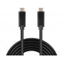Kabel USB Vivolink USB-C do USB-C, 1,8 m, czarny