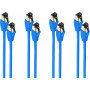 shiverpeaks Cat8.1 F/FTP kabel krosowy (patchcord), 3 m, niebieski