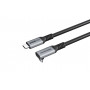 Kabel USB Mercodan kątowy USB-C do USB-C, 3 m