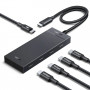 Ugreen Hub USB-C do 4x USB-C 3.2 / 1x USB-C 100W PD CM806 Czarny