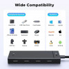 Ugreen Hub USB-C do 4x USB-C 3.2 / 1x USB-C 100W PD CM806 Czarny