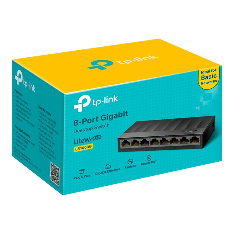 TP-Link TL-LS1008G przełącznik, 8x 10/100/1000 Mb/s