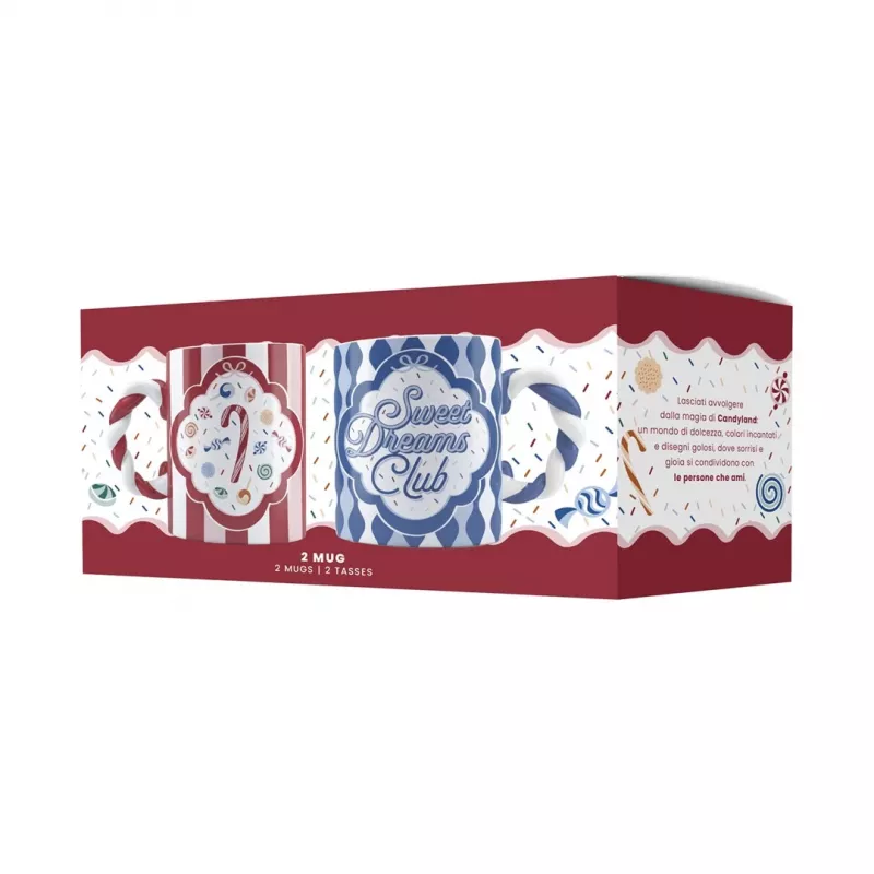 Bialetti Candyland Zestaw kubków, 2 szt. x 300 ml