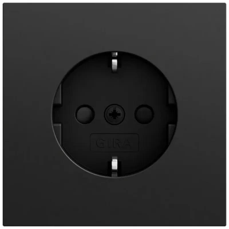 Gira System 70 gniazdo SCHUKO SP, czarne, 445374