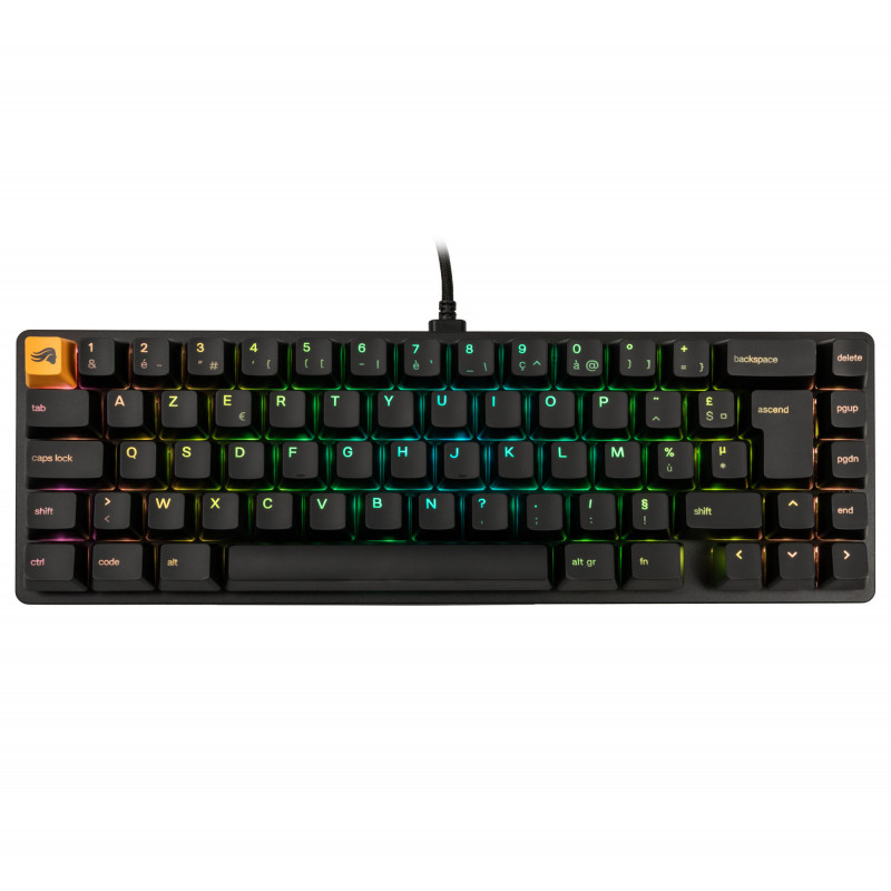 Klawiatura Glorious GMMK 2 Compact – przełączniki Fox, układ FR, czarna