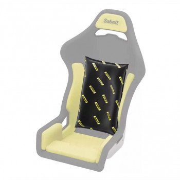 Sabelt Sim Foam Pro Kit poduszka oparcia, stabilna kształtem, ergonomiczna, 40x65 cm, czarna