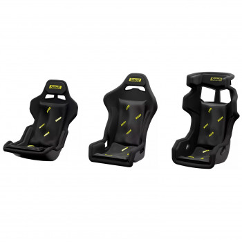 Sabelt Sim Foam Pro Kit poduszka oparcia, stabilna kształtem, ergonomiczna, 40x65 cm, czarna