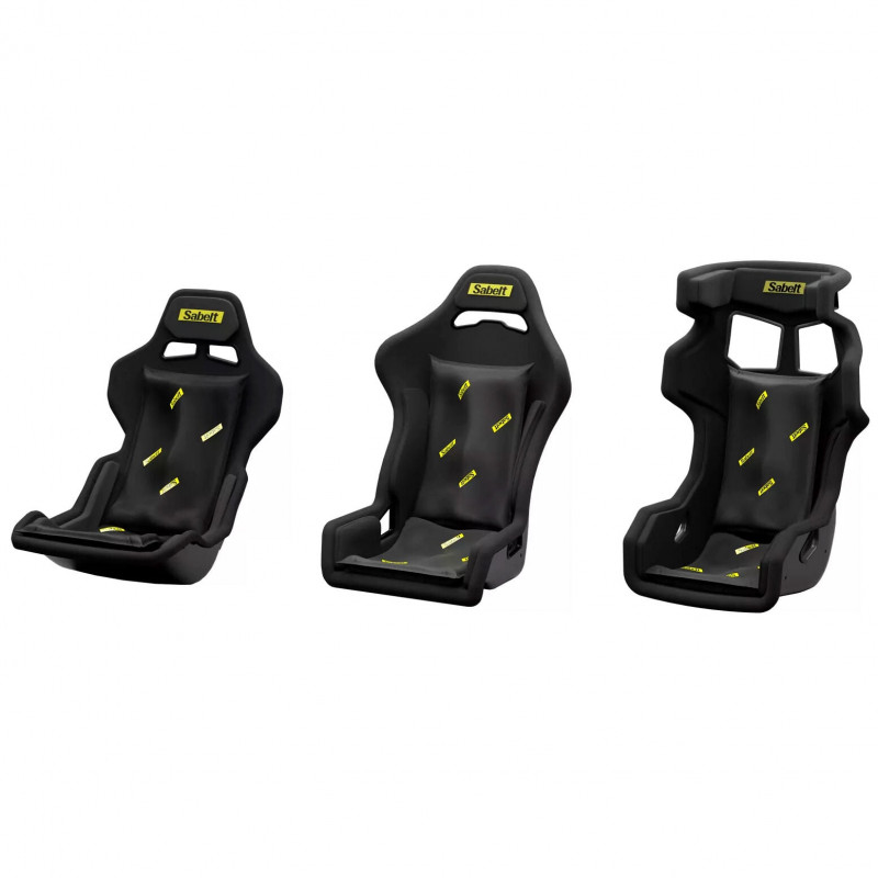 Sabelt Sim Foam Pro Kit poduszka oparcia, stabilna kształtem, ergonomiczna, 40x65 cm, czarna