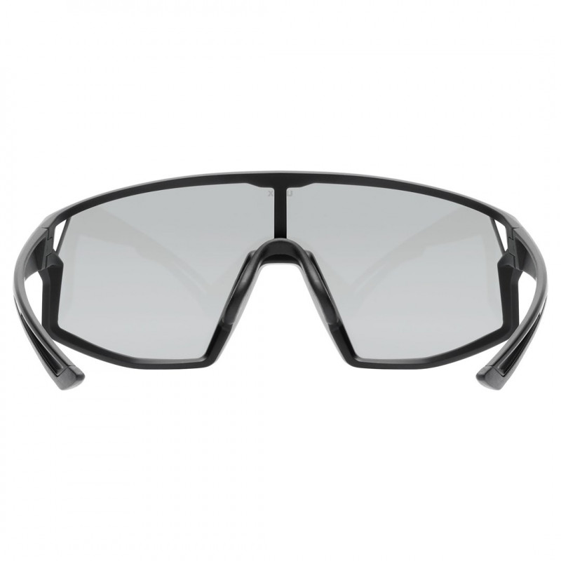 Okulary rowerowe Uvex Skyryse, czarne matowe / srebrne