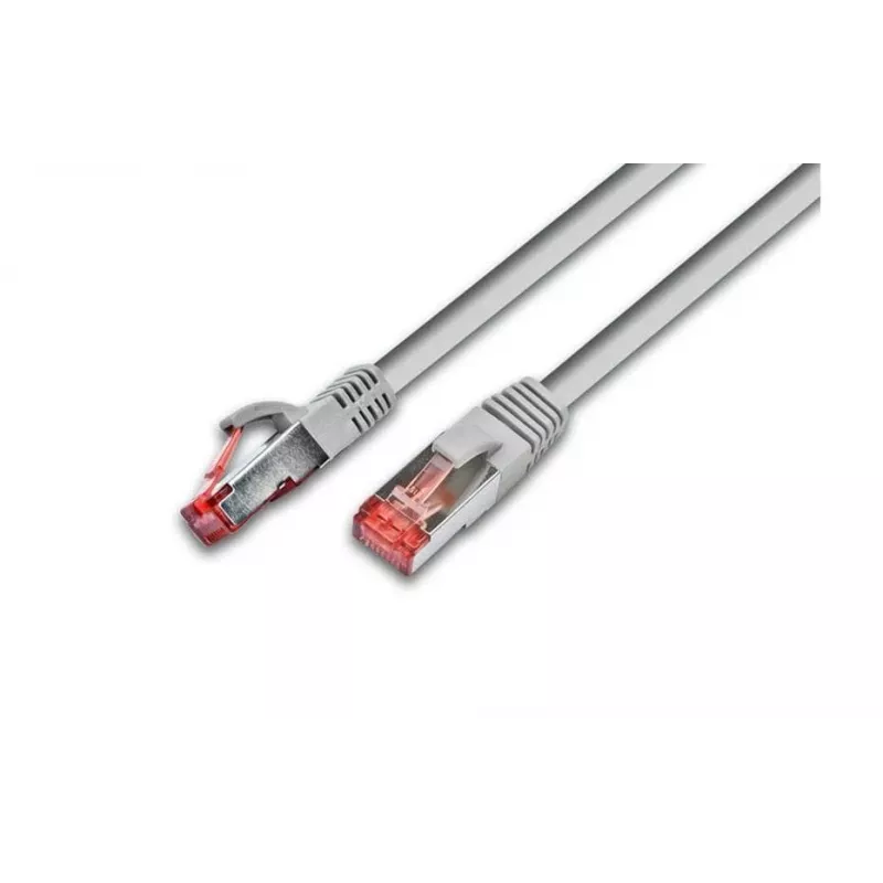 Kabel krosowy Wirewin Cat6a S/FTP, 25 m, szary