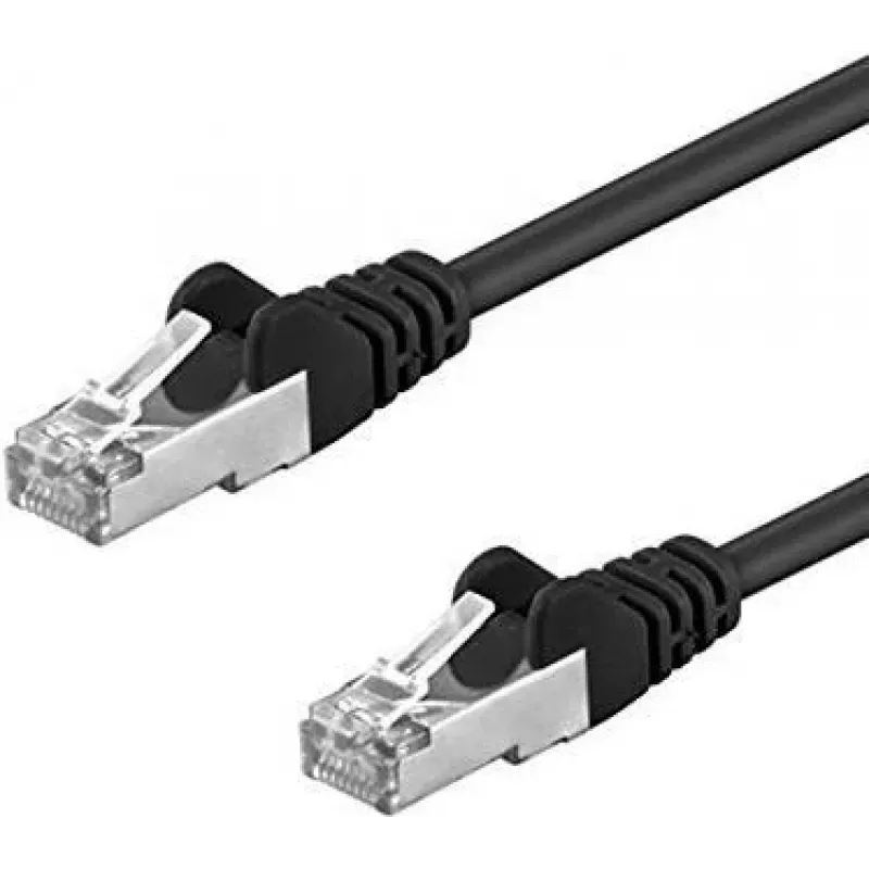 Kabel krosowy Wirewin Cat5e U/FTP, 15 m, czarny