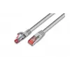 Kabel krosowy Wirewin Cat6a S/FTP, 15 m, szary