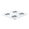 Huawei Scale 3 Bluetooth Edition biała / inteligentna waga osobista / szkło hartowane / WiFi i BT / do 150 kg / Android i iOS