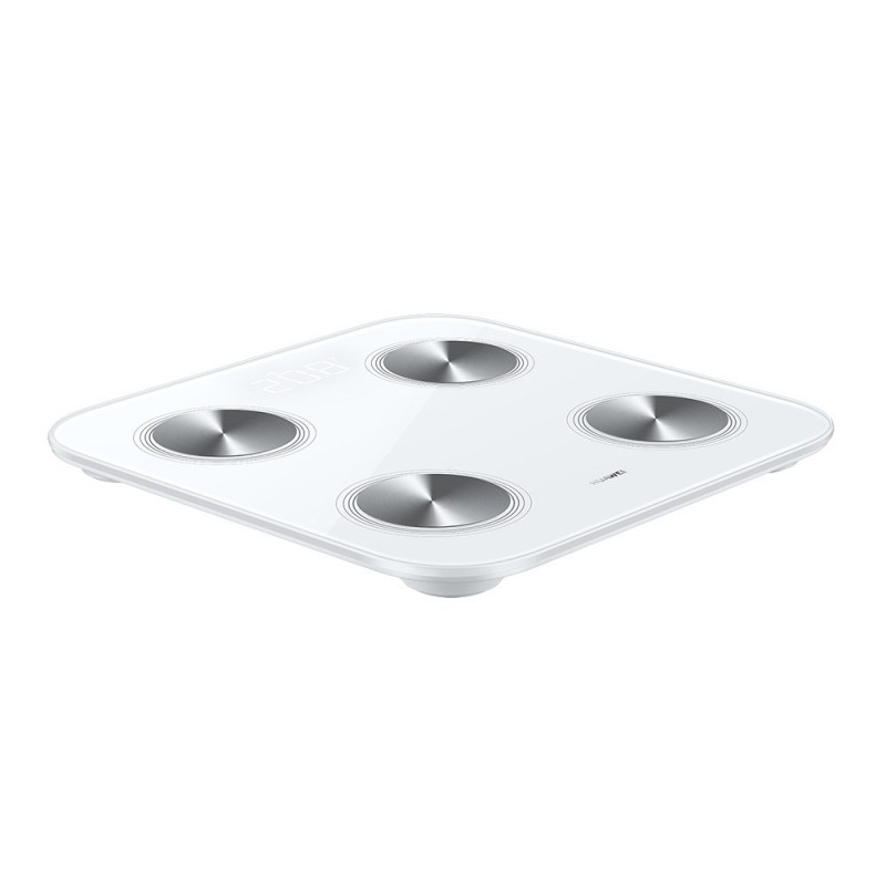 Huawei Scale 3 Bluetooth Edition biała / inteligentna waga osobista / szkło hartowane / WiFi i BT / do 150 kg / Android i iOS