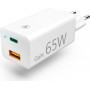 Ładowarka Hama GaN, USB-C Power Delivery (PD) + USB-A QC3.0, 65W, biała