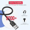 Kabel USB Ugreen USB-A do Micro-USB, 0,5 m, czarny
