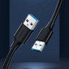 Kabel Ugreen US102 USB 2.0 męski-męski, 0,5 m, czarny