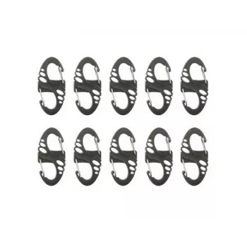 Zestaw karabińczyków Mil-Tec S-Hook – zielony