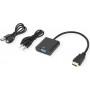 Secomp STANDARD kabel adapter HDMI na VGA + Audio, męski/żeński, 0,23 m