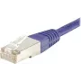 Kabel krosowy (patchcord) Exertis Connect Snagless Cat6 S/FTP RJ45, 10 m, fioletowy