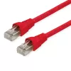 Kabel krosowy (patchcord) Telegärtner Cat6a S/FTP, 4 m, czerwony