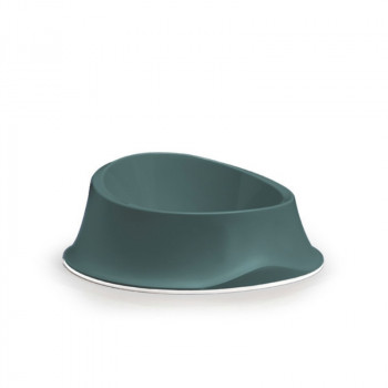 Miska do karmienia Stefanplast Chic 1L 25,6x25,6x10cm zielona
