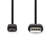 Kabel Nedis USB-A, 2 m