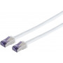 Shiverpeaks Cat6a S/FTP Flex Patch Cable RJ45, 7,5 m, Biały