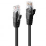 Kabel krosowy Lindy Cat6 U/UTP RJ45, 7,5 m, czarny