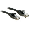 Kabel krosowy Lindy Cat6 U/UTP RJ45, 7,5 m, czarny