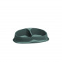 Stefanplast Podwójna miska dla zwierząt Chic 0,25+0,25 l 27x17,5x7,2 cm zielona