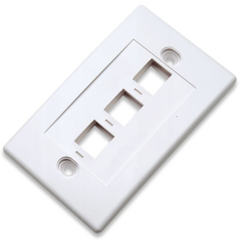 Intellinet 163309 Puszka natynkowa 3x Keystone
