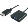 Kabel adapter Secomp DisplayPort na VGA, wtyk DP – gniazdo VGA (11.55.3201)