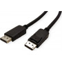 Kabel DisplayPort Secomp, 5 m, czarny
