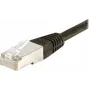 Kabel krosowy (patchcord) Exertis Connect Snagless Cat6 S/FTP RJ45, 10 m, czarny