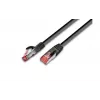 Kabel krosowy Wirewin Cat6a S/FTP, 2 m, czarny