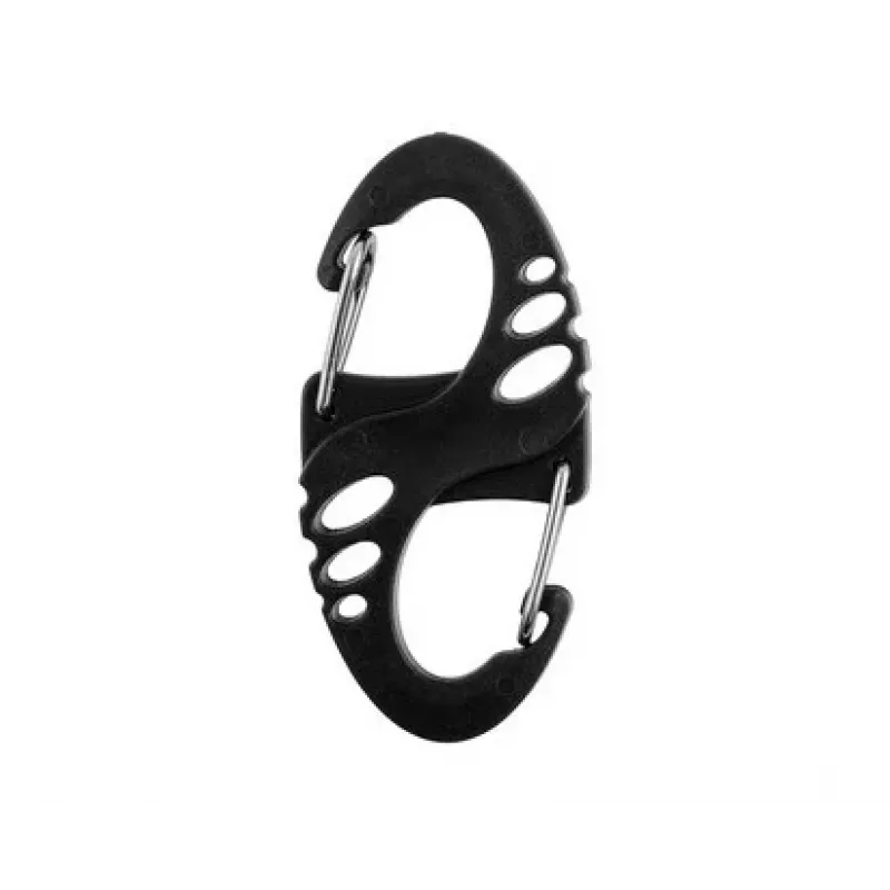 Zestaw karabińczyków Mil-Tec S-Hook – czarny