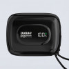 Powerbank Dudao K32 22,5 W 10000 mAh z wbudowanym kablem USB-C/Lightning – czarny