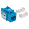 Intellinet 210546 Moduł Keystone RJ45 UTP Cat5e, Punch-Down, niebieski