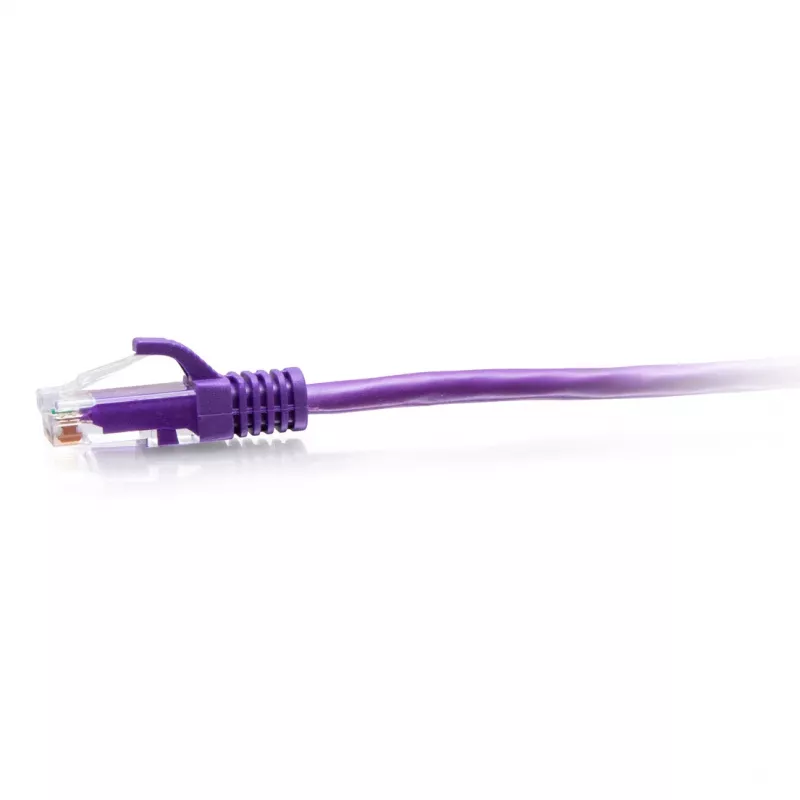 C2G Cat6a Slim Patch Cable 28AWG, 1,5 m (5 ft), Fioletowy (30190)