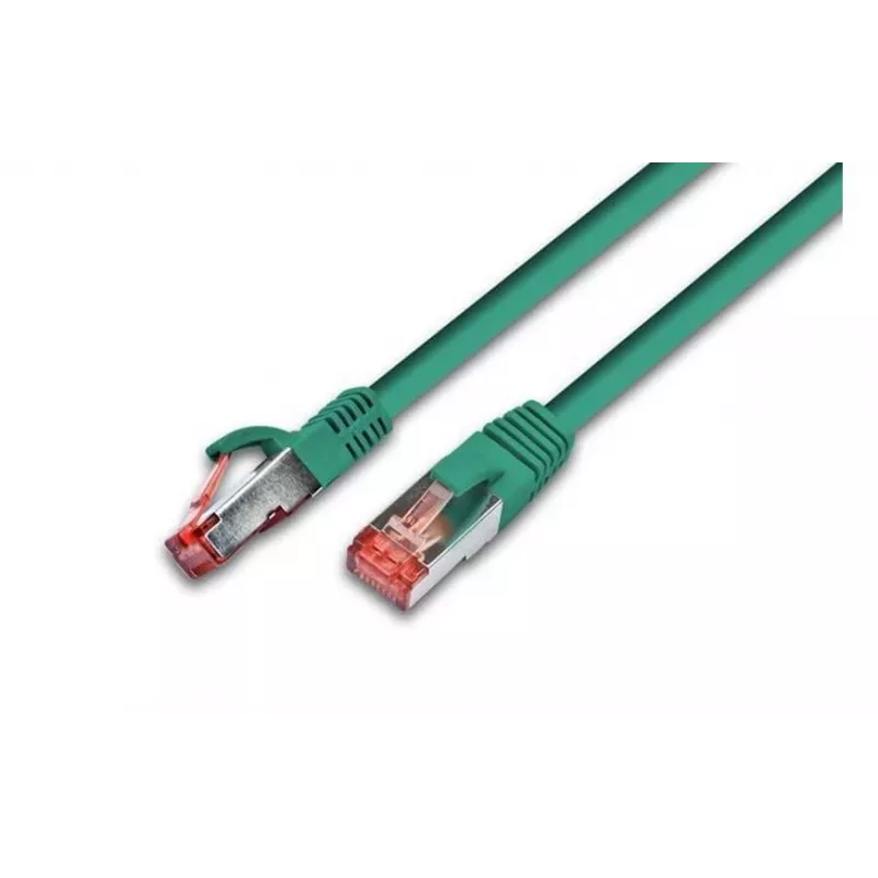 Kabel krosowy (patchcord) Wirewin Cat6 S/FTP, 1,5 m, zielony