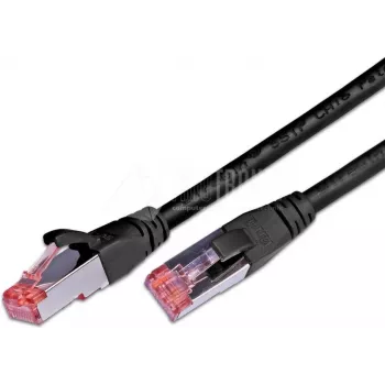 Kabel krosowy Wirewin Cat6 S/FTP, 1,5 m, czarny