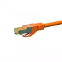 Kabel krosowy (patchcord) DSIT Cat7 S/FTP RJ45, 1,5 m, pomarańczowy