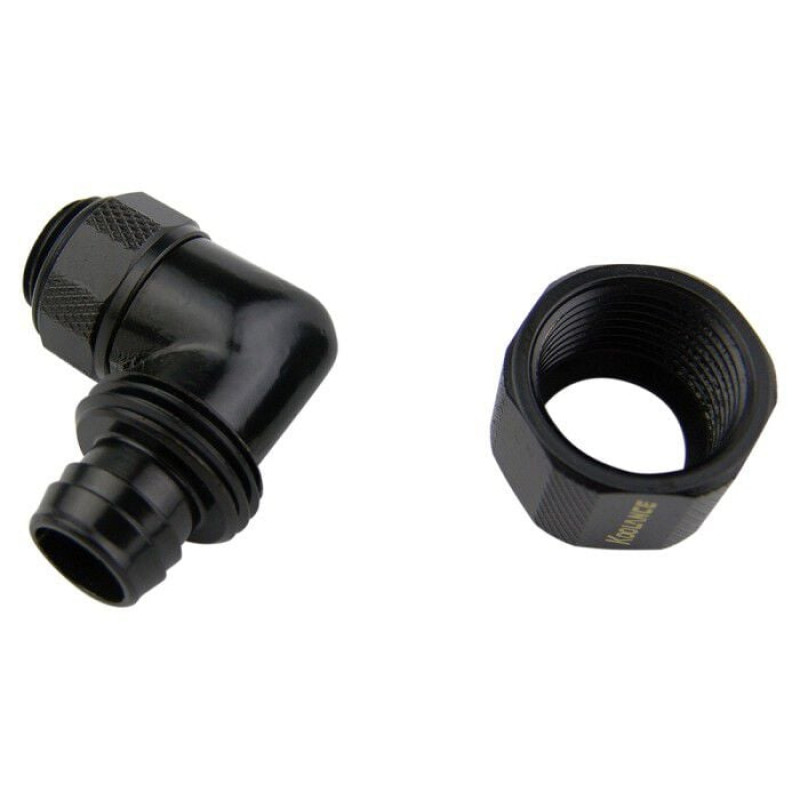 Złączka zaciskowa Koolance do węży 10mm x 13mm – czarna