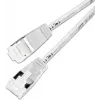 Kabel krosowy Wirewin Slim Cat6a Light, okrągły, U/FTP, Ø 3,8 mm, biały (PKW-LIGHT-STP-K6A 0.15 WS)