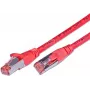 Kabel krosowy Wirewin Cat6 S/FTP, 0,5 m, czerwony
